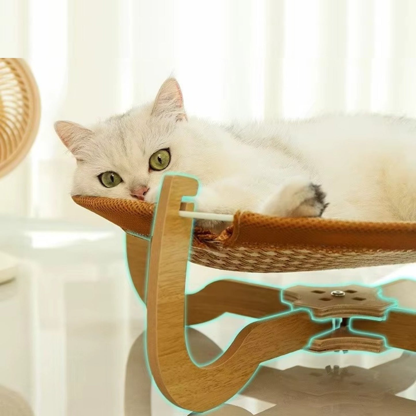hamac pour chat - Hamac en bois | ZenRoâą chat doux