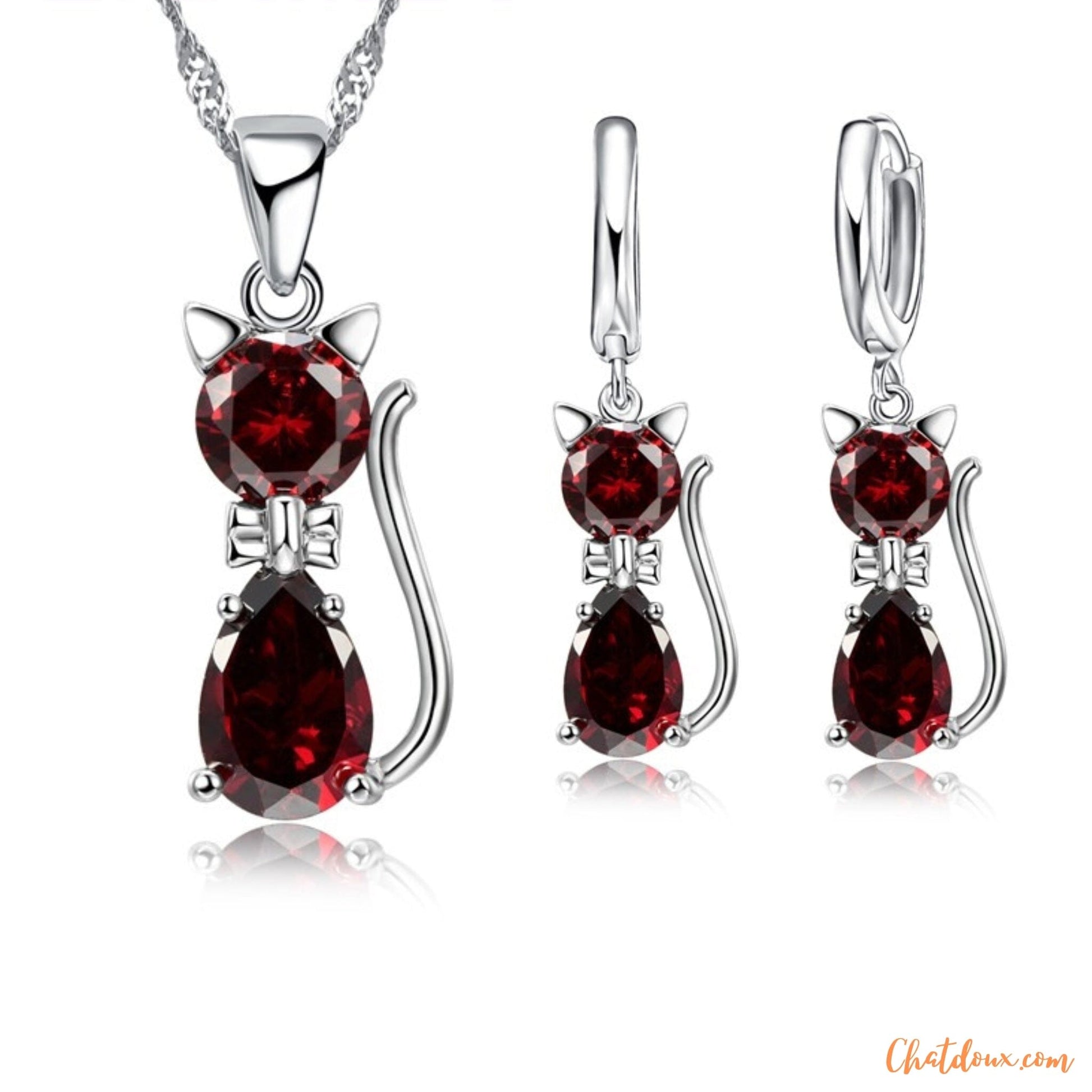 COLLIER FEMME | COLLIER ARGENT FEMME | NomProduitâą chat doux