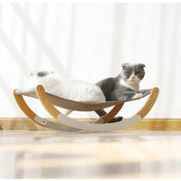 hamac chat - Hamac en bois | BalansoChat™ chat doux
