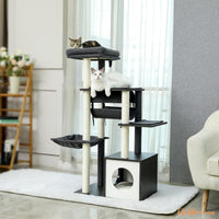 Arbre à Chat en bois - Beige | A2B™ chatdoux