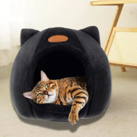 Niche pour chat noire | Blacky™ chatdoux
