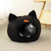 Niche pour chat noire | Blacky™ chatdoux