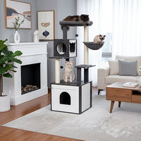 Arbre a Chat en bois | Naturel et Durable chat doux