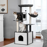 Arbre a Chat en bois | Naturel et Durable chat doux