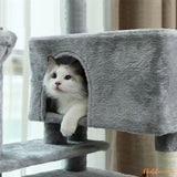Arbre à Chat Gris | 4Cat™ chatdoux
