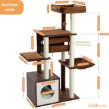 arbre-a-chat-maron-dimension