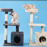 arbre a achat beige et gris