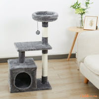 arbre a achat design gris