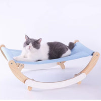 hamac chat - Hamac en bois | BalansoChat™ chat doux