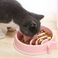 Gamelle anti glouton chat | Fishy™ chat doux