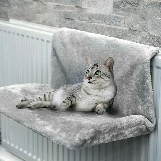 Hamac Chat pour Radiateur Gris| CatyChaudâą chat doux