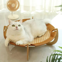 hamac pour chat - Hamac en bois | ZenRo™ chat doux