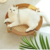 hamac pour chat - Hamac en bois | ZenRo™ chat doux