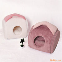 niche-chat-Veca-rose-blanc