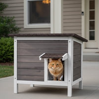 Niche exterieur pour Chat | Résistante Intempéries chat doux