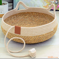 panier-chat-tisse-a-la-main