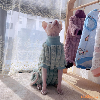 pull-pour-chat-bleu