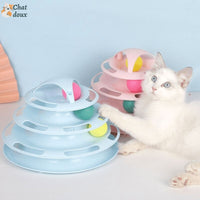 Jouet à 4 niveaux pour chat | CHAT | Spiralo™ chat doux
