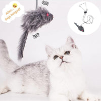 Jouet suspendu pour chat | JumpyMouse™ chat doux
