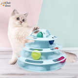 Jouet à 4 niveaux pour chat | CHAT | Spiralo™ chat doux