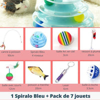 Pack de jouets pour chat | SpiraloPack™ chat doux