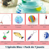 Pack de jouets pour chat | SpiraloPack™ chat doux