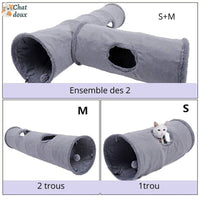 Tunnel d'exploration  pour chat | FanyTanny™ chat doux