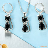 COLLIER FEMME | COLLIER ARGENT FEMME | NomProduit™ chat doux