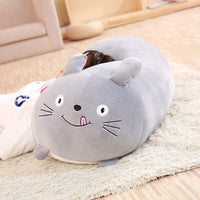 PELUCHE CHAT - COUSSIN CHAT - DOUX ET CONFORTABLE chat doux