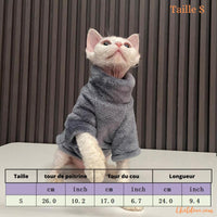 PULL CHAT | VÊTEMENT CHAUD POUR CHAT |  ChauChat™ chat doux